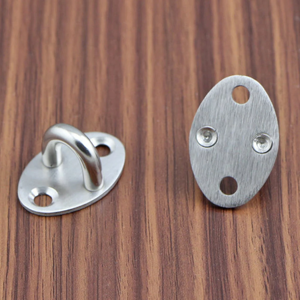 Cabin Hook Stainless Steel Crescent Window Lock With Safety Switch Cabin Hook Door Eye Latch Silent Catch Holder With Screws gate door lock square hook screw