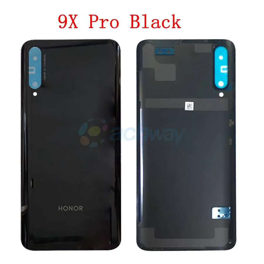 Заднее стекло для huawei Honor 9X 8x крышка батареи Панель задняя дверь для huawei Honor 9X Pro Корпус чехол замена крышка батареи