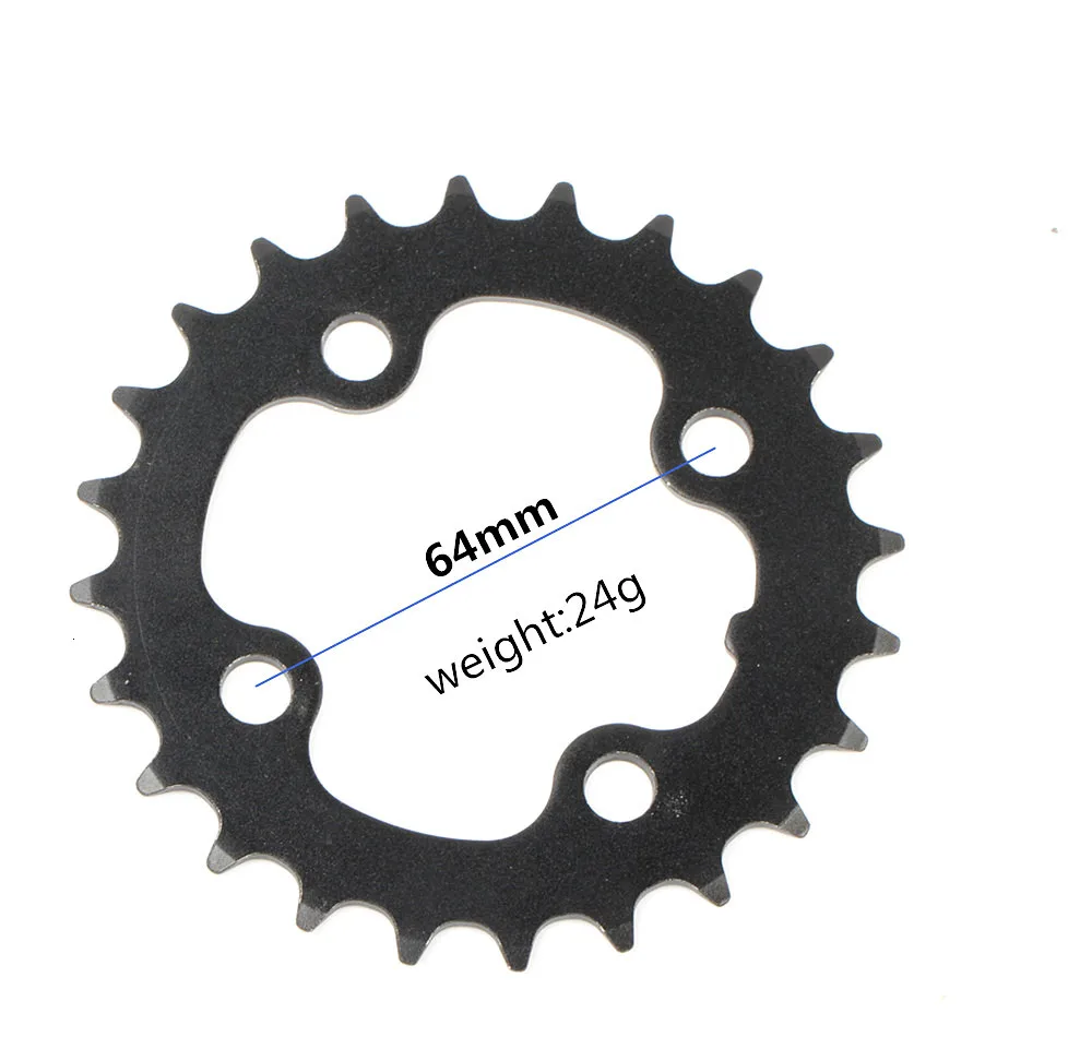 AL7075 24T 64BCD цепь Звездочка 38T 104BCD коленчатая цепь для 9S 10S MTB Кривошип горного велосипеда набор