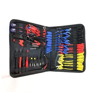 Cheap 92pcs Set Car Circuit Test Power Probe Wiring Cable Accessories Kit MT08 SRS Connector Alligator Clip For Multimeter MST9000+