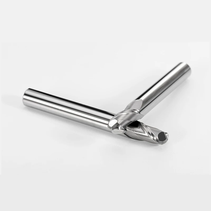brake pipe bender HRC55 Ball Nose End Mill with Straight Shank TUNGSTEN CUTTER Milling Cutter Radius 0.5 to 16mm ALUMINUM Metal Cutter CNC TOOL aluminum pipe bender
