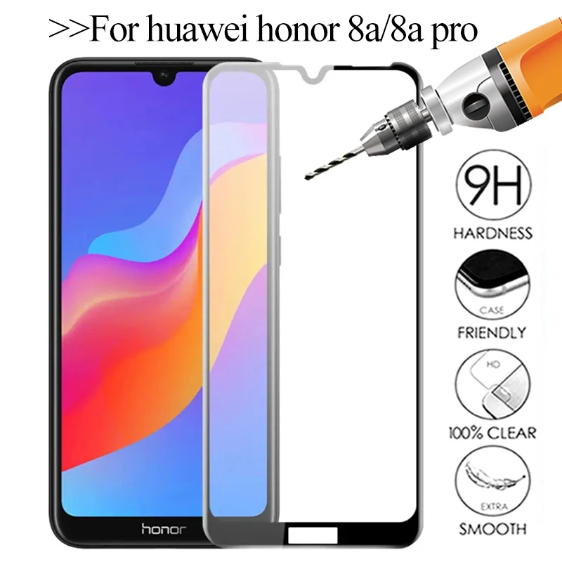 Защитное стекло для huawei honor 8a защитная пленка на экран pro закаленное 8a|Защитные