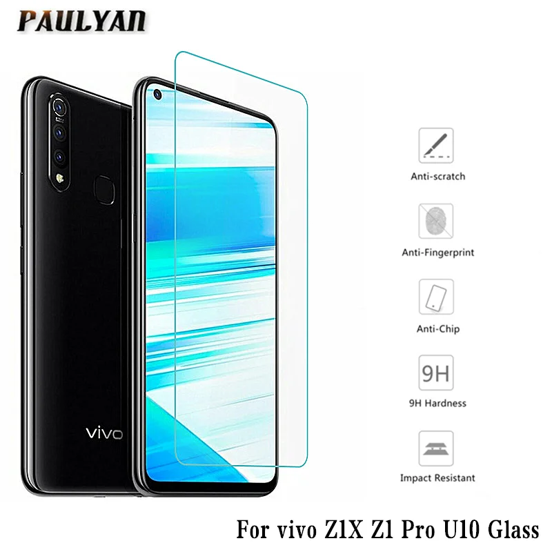 1 шт. закаленное стекло для vivo Z1x U10 стеклянная защита экрана 2.5D 9H Премиум