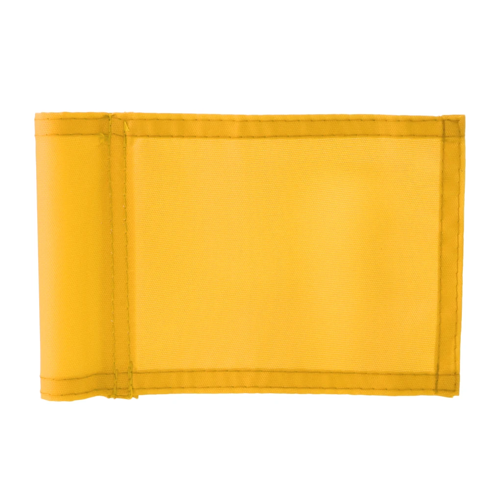 Golf Flag - 18x13cm Nylon Pin Flag for Backyard Driving Range Training and Practice - Choice of Colors