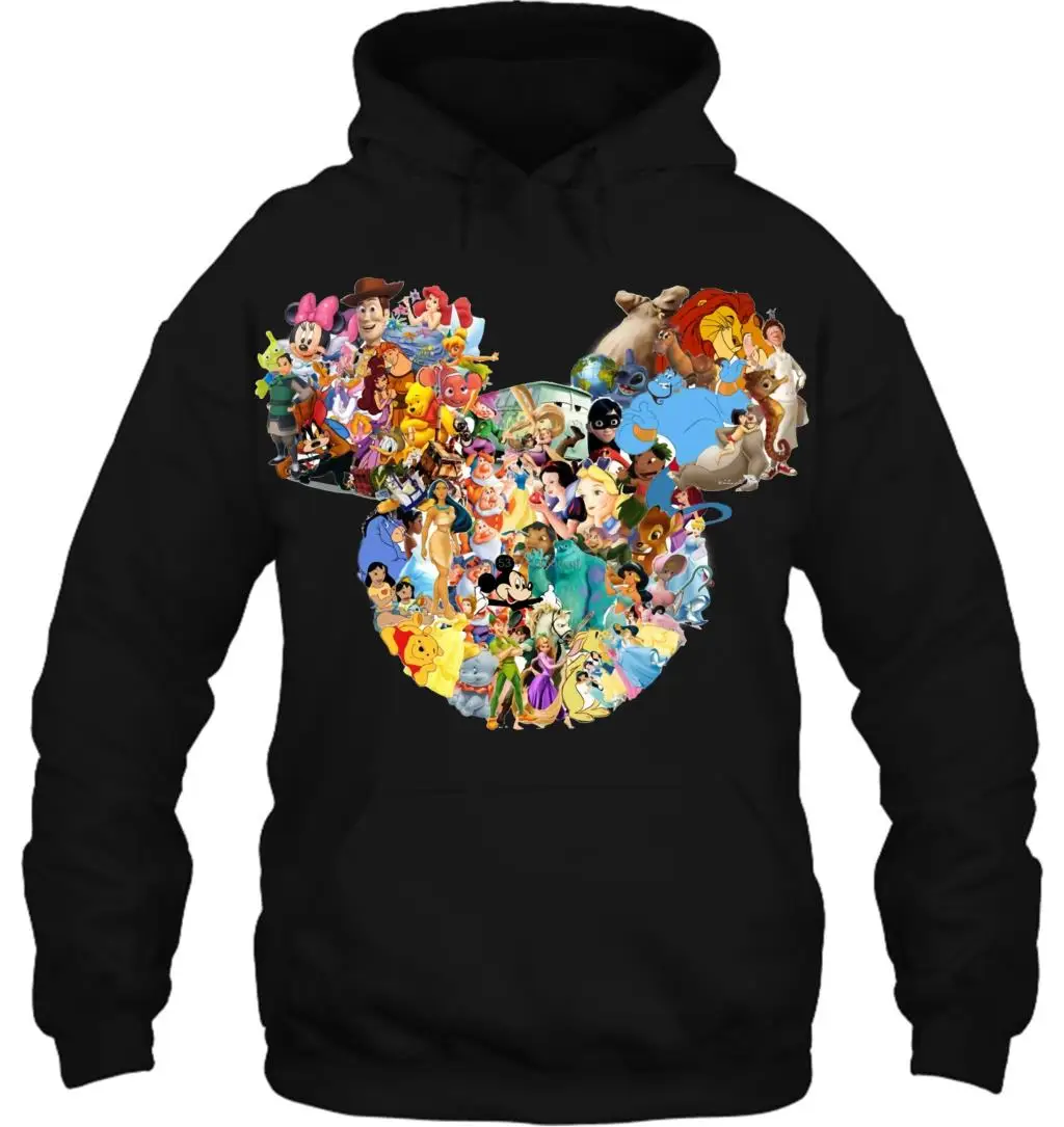 Men Hoodie funny Mickey Art Fashion Women Streetwear | Мужская одежда