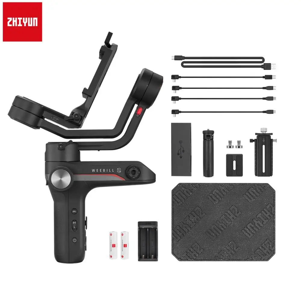 Zhiyun Weebill S Портативный 3-осевой ручной шарнирный стабилизатор для камеры GoPro OLED Дисплей для цифровой однообъективной зеркальной камеры Canon EOS R A7M3 Z6 S1 беззеркальных Камера