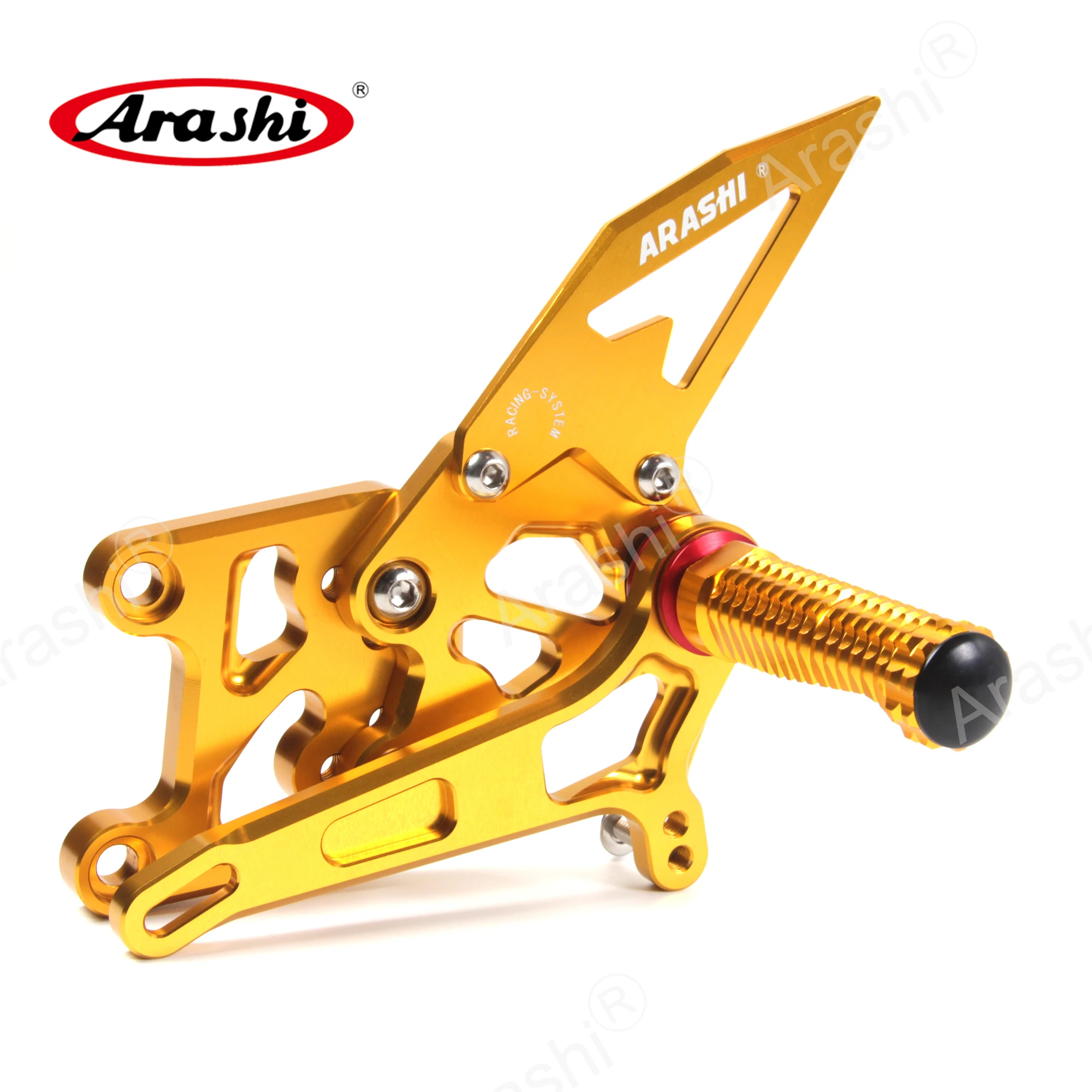Регулируемая подставка для ног Arashi для HONDA CBR600RR 2009- CBR 600 RR 600RR CNC Rearset 2010 2011 2012 2013