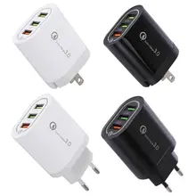 5V2. 4A EU US вилка адаптер USB настенное зарядное устройство для samsung iphone ipad зарядное устройство для сотового телефона универсальное зарядное устройство переменного тока для путешествий быстрое зарядное устройство 3,0