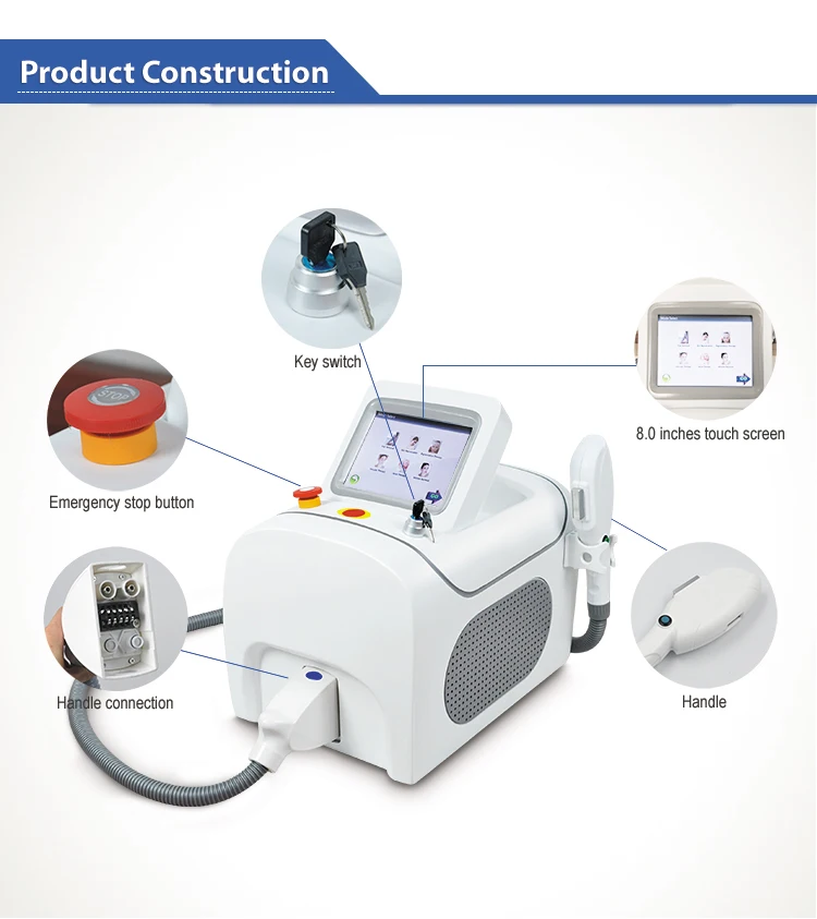 Beauty Equipment New Style Ipl Shr /opt/aft Ipl Fast Hair Removal+elight+ Rf +laser Multifunctional Shr Ipl