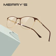 MERRYS дизайн ретро кошачий глаз женские очки оправа Дамская мода трендовые очки близорукость рецепт оптические очки S2113