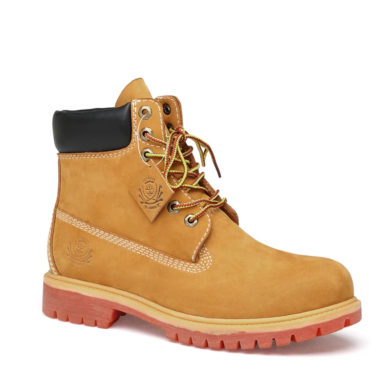 Super Warm Men Winter Boots Natural Leather Ankle Boots Autumn Waterproof Working Shoes Outdoor Autumn Boots Shoes Men