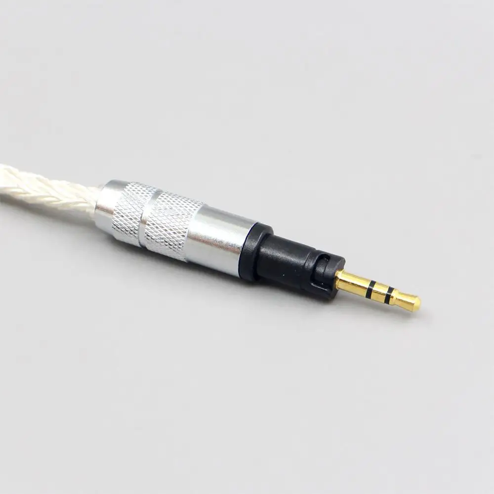 LN007209 16 Core OCC Silver Plated Headphone Earphone Cable For Sennheiser Momentum 1 0 2 0 On Ear Headphone Headset