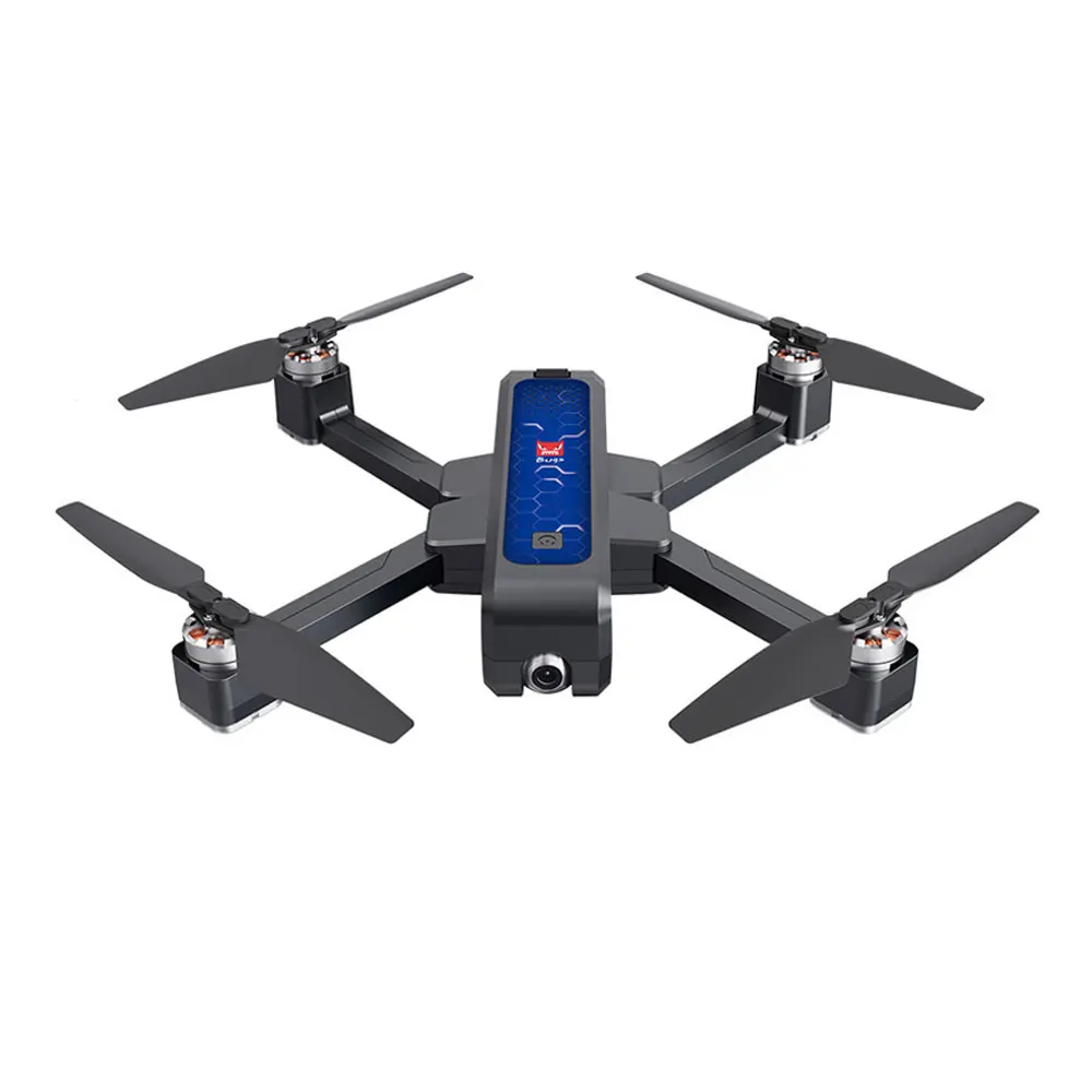 blue MJX Bugs 4W B4W 5G gps бесщеточный складной Дрон с wifi FPV 2K HD камера Анти-встряхивание 1,6 км 25 минут оптический поток RC Квадрокоптер - Цвет: blue