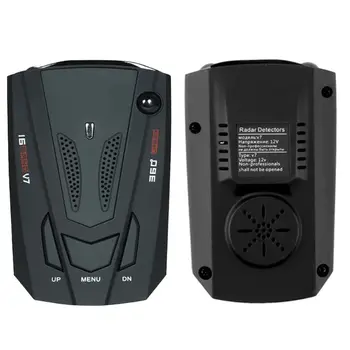 

Car Trucker Speed 360 Degrees Vehicle Radar Detector Voice Alert Warning 16 Band V7 Radar detector car accessories