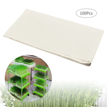 

100PCS Soilless Cultivation Nursery Paper For Tray Pots Sprout Plate Seedling Germination Garden Nursery Growing Vegetable Paper