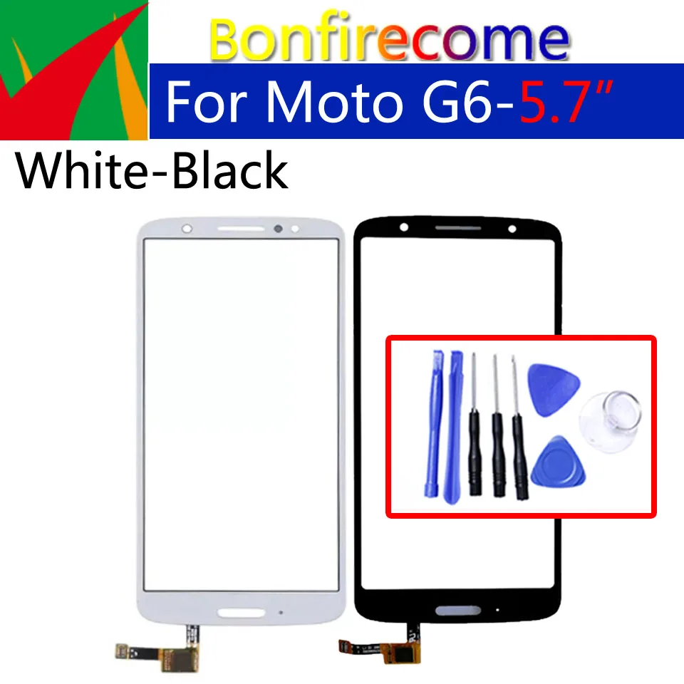 Сенсорный экран для Motorola Moto G6 XT1925 3 сенсорный с дигитайзером передняя стеклянная