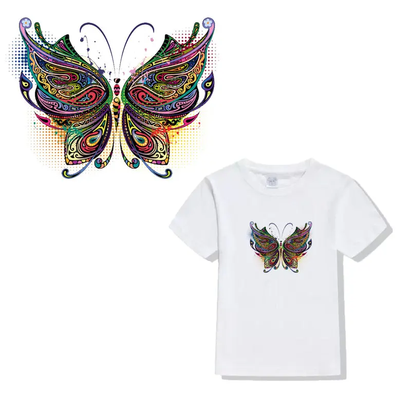 ZOTOONE Cartoon animal patch paste heat transfer vinyl owl elephant butterfly costume DIY micro chapter hot press patch sticker