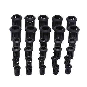 

10pcs Black Plastic Lamp Bases LED Lamp Diode Holder Black Clip Bezel Socket Mount 3mm/5mm/8mm