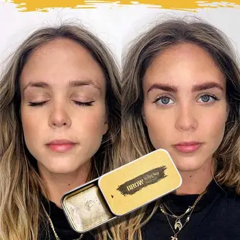

3D Feathery Brows Eyebrow Shaping Cream Eyebrow Brows Makeup Gel Soap Waterproof Long Lasting Eyebrow Setting Gel Brows Kit