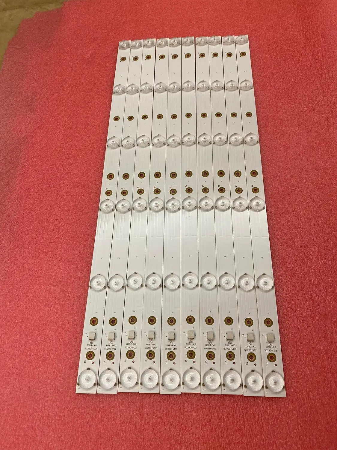 New Kit 10pcs 6LED 451mm LED strip for 50TM 50F1 DS50M51 DS03-V02 DSBJ-WG 5028D-V02