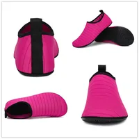 Water Shoes Unisex Quick Dry Beach Sock Barefoot Shoes Men Women Swimming Upstream Sneaker Light Yoga Aqua Shoe Striped Colorful 4