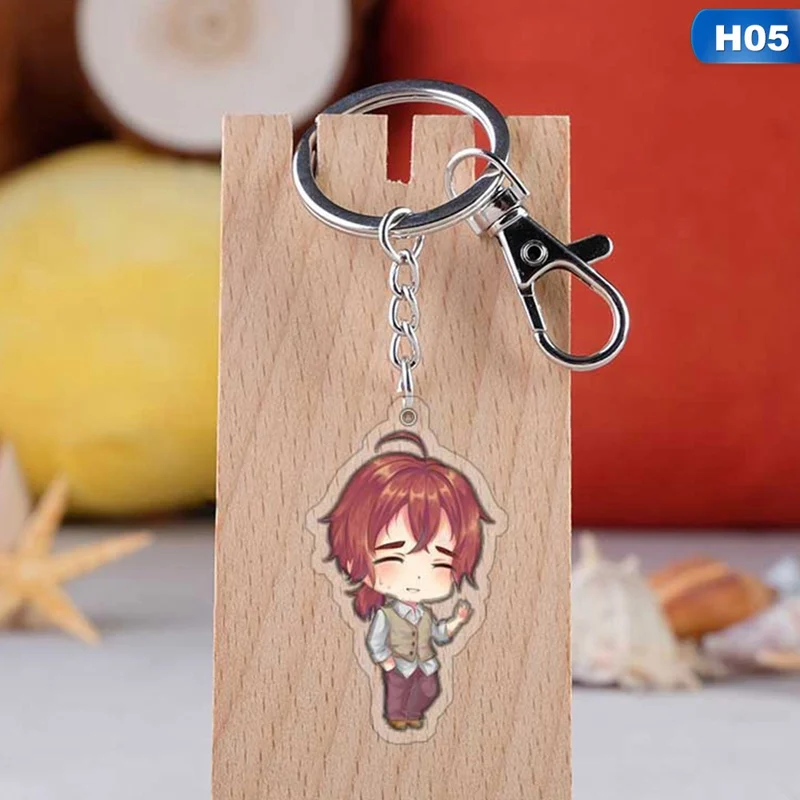 Модный Фиолетовый эвергарден аниме акриловый брелок милый забавный Porte Clefs сумка кулон ювелирные аксессуары Brelok Do Kluczy детские игрушки