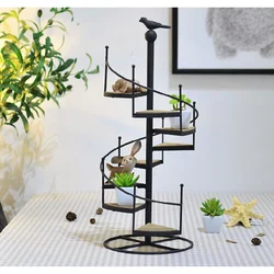 Étagère à fleurs multicouche, plantes en Pot, prix spécial, pour l'intérieur, balcon pliant, Pot de salon 