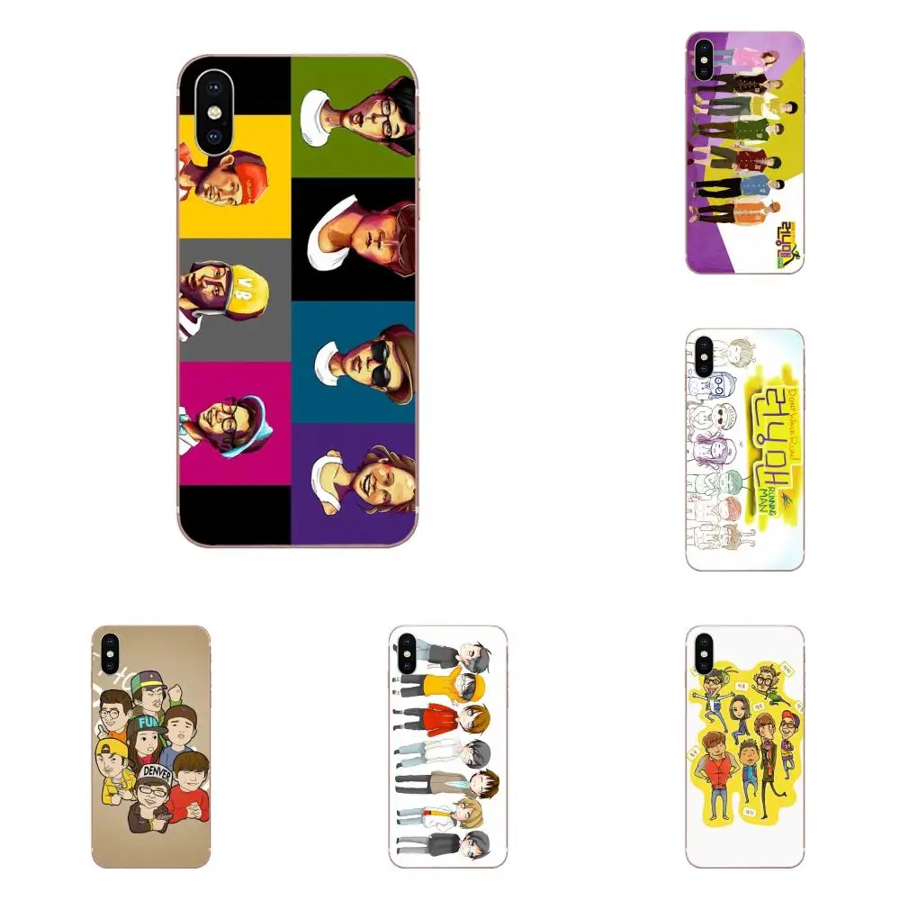Running Man Korean Variety Show Cartoon For Huawei Honor Mate 7 7A 8 9 10 20 V8 V9 V10 G Lite Play Mini Pro P Smart Soft Cases | Мобильные