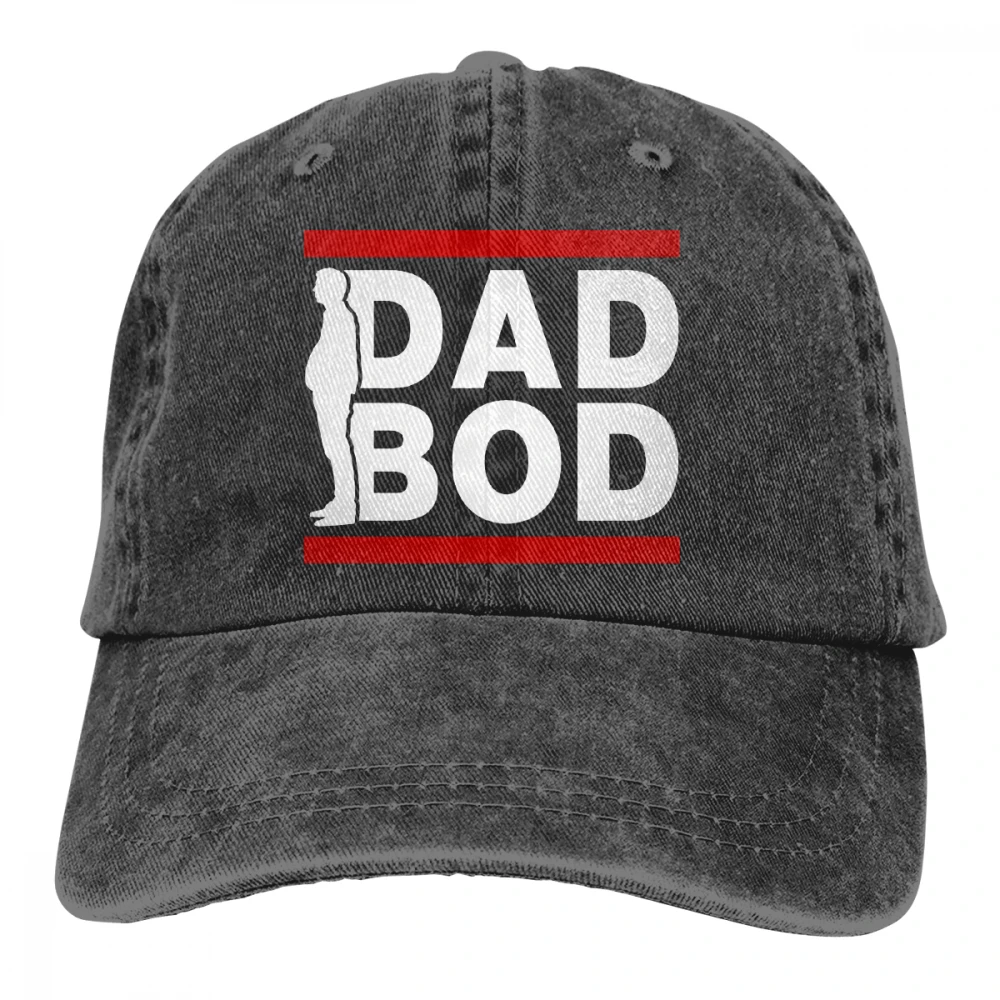 Папа Bod Casquette черный унисекс Мужские Женские джинсовые бейсболка с ремешком кепки Регулируемый Гольф папа шляпа