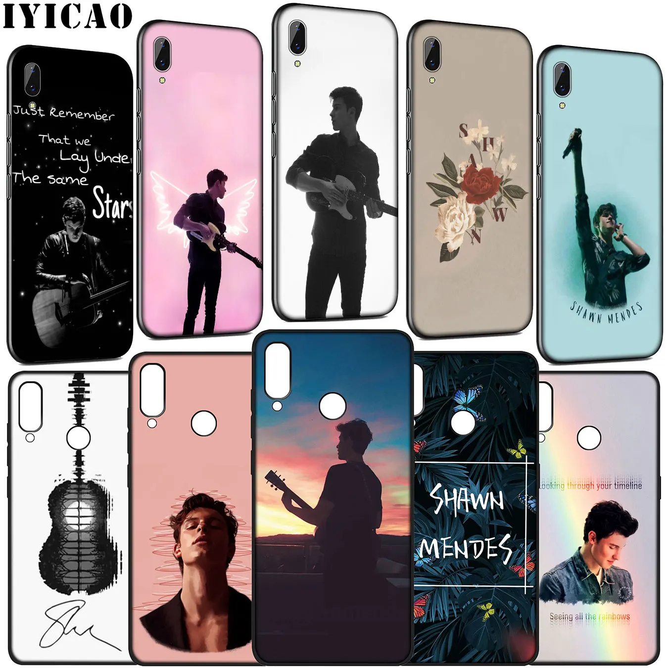 Мягкий чехол с узором Singer Shawn Mendes Magcon для Huawei Y9 Y7 Y6 Prime 2019 2018 Honor 20 10 9 9X 8C 8X 8 Lite 7C 7X 7A Pro