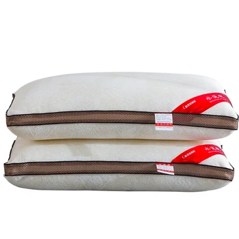 

single Soft Pillows Knitted Cotton Pillow Core Neck Pillow Hot Melt Cotton Double Pillowcore For Home Hotel 48x74cm