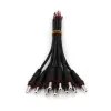 10Pairs Waterproof Black 5.5 x 2.1mm DC Power 22AWG Male and Female 20cm Cable Connector ► Photo 3/6