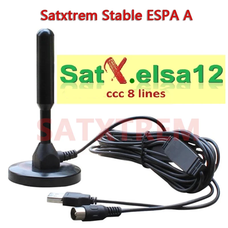 Satxtrem CC ESPA HD Клин TV-BOX DVB-S2 V7 V8 V9 Nova Европа стабильный 8 линий | Электроника