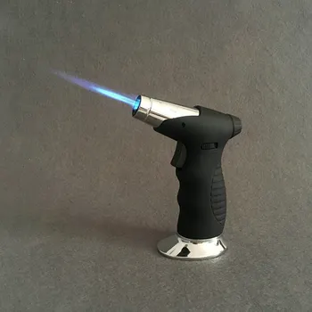 

Windproof Cigarette Lighter Big Firepower Spray Gun Welding Torch Metal Gas Lighter Cigar Butane Lighters Kitchen Outdoor BBQ