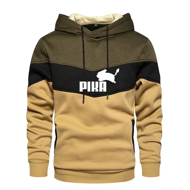 New Lovely Pokemon hoodie Anime Pika Men Hoodies Loose Couple Sweatshirt High Quality Patchwork Print Fall/Winter Sweatshirt 1