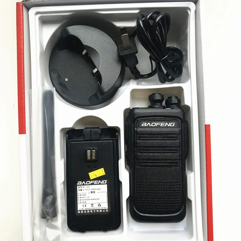 2 шт) BAOFENG Walkie-talkieHotel Строительная площадка наружные случаи коммуникатор КВ трансивер любительский удобный трансивер
