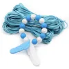 Cute-idea 10m/lot Colorful Nylon Cord 1.5mm  DIY Baby Teether Pacifier Clip Toy Accessories Bracelet Braided String Baby Goods 5