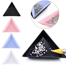 Container Plate Tray-Holder Storage-Box Dotting-Tool Glitter-Cup Diy-Decoration Nail-Art