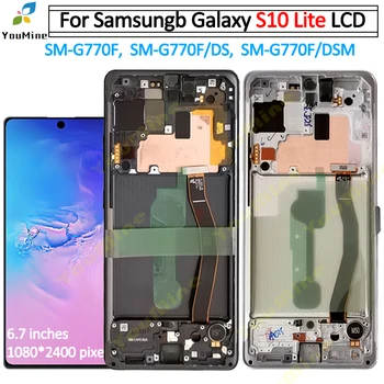 

for samsung galaxy s10 lite LCD Display Touch Screen Digitizer G770F Assembly For SAMSUNG S10 lite s 10 lite Display Repair