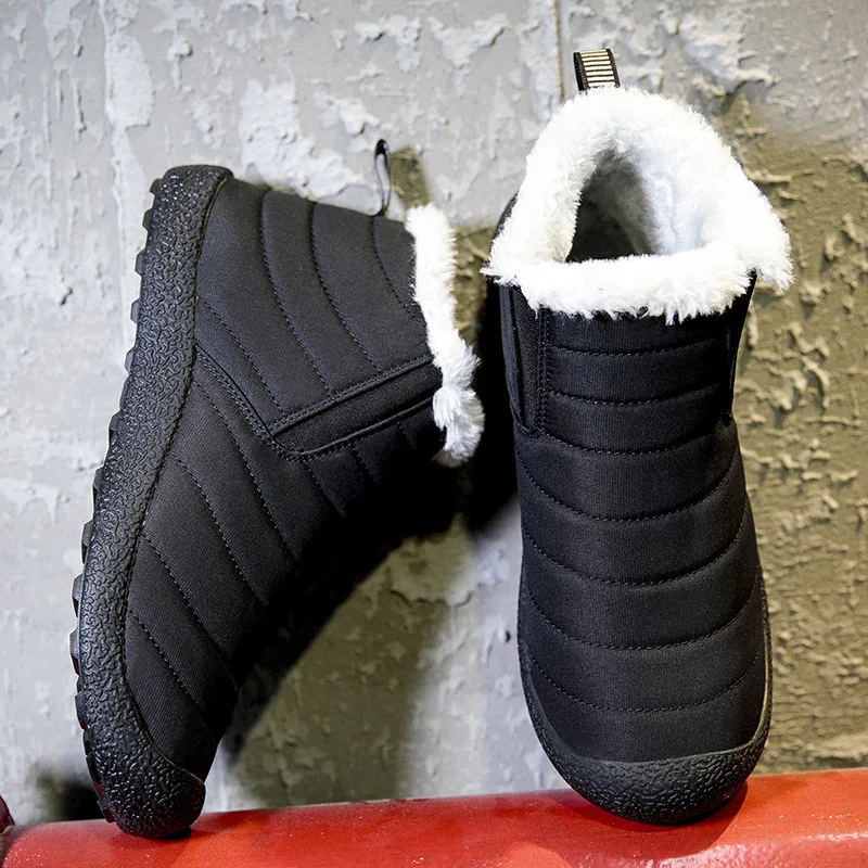 

Large Size Couples Snow Boots Waterproof MEN'S SHOES Outdoor Snow Boots Women's plus Velvet Warm Anti-slip Fashion Fashion Foot