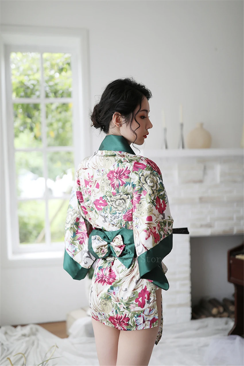 Ropa Ropa de género neutro para adultos Pijamas y batas Algodón japonés Yukata Blanco Azul Patrón geométrico Largo Vintage Kimono Robe #274 