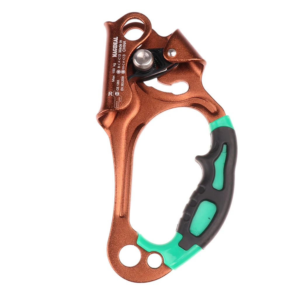 4KN Right Hand Ascender Rock Climbing Handheld Riser Mountaineer Equipment Climbing Accessories