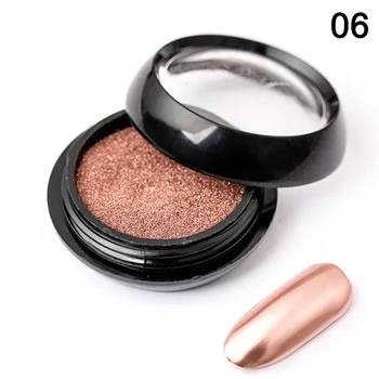 

Newly 2ml Nail Powder Bright Metallic Effect Nail Mirror Powder Manicure FIF66
