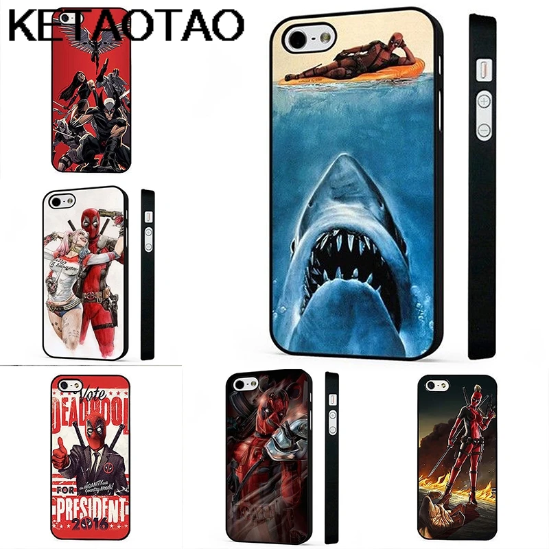 KETAOTAO Deadpool потрясающий чехол для телефона в стиле комиксов Marvel s для iPhone 4S, 5S, 6 S, 7, 8 X Plus, XR, XS Max, чехол из мягкого ТПУ, резины, силикона