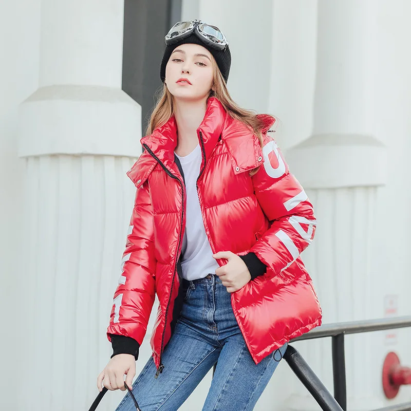 pink puffer jacket plus size