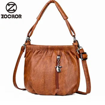 

Fashion Women Handbag soft Leather Women Shoulder Bags Famous Brand Designer Women Bags Ladies Casual sac a main