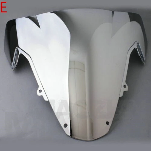 Лобовое стекло лобового стекла мотоцикла двойной пузырь для YAMAHA Suzuki GSXR 1300 Hayabusa 99-07 00 - Цвет: E