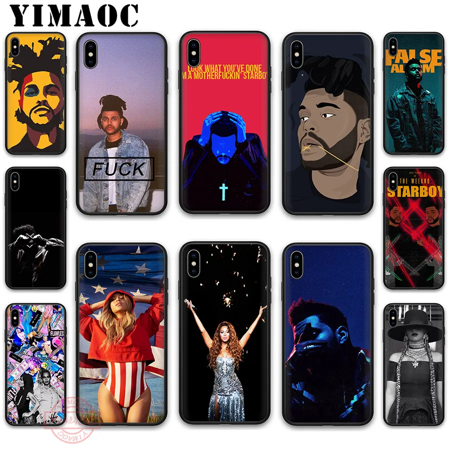 

YIMAOC The Weekend Beyonce Soft Silicone Case for iPhone 11 Pro XR X XS Max 8 7 6Plus 5S SE 6SPlus 7Plus 8Plus 11 Pro Max Cases