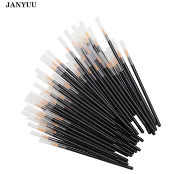 

100pcs Disposable Eyeliner Brushes Individual Applicator Superfine Fibre Swab Eye Liner Liquid Wand Eye Liner Professional Brush