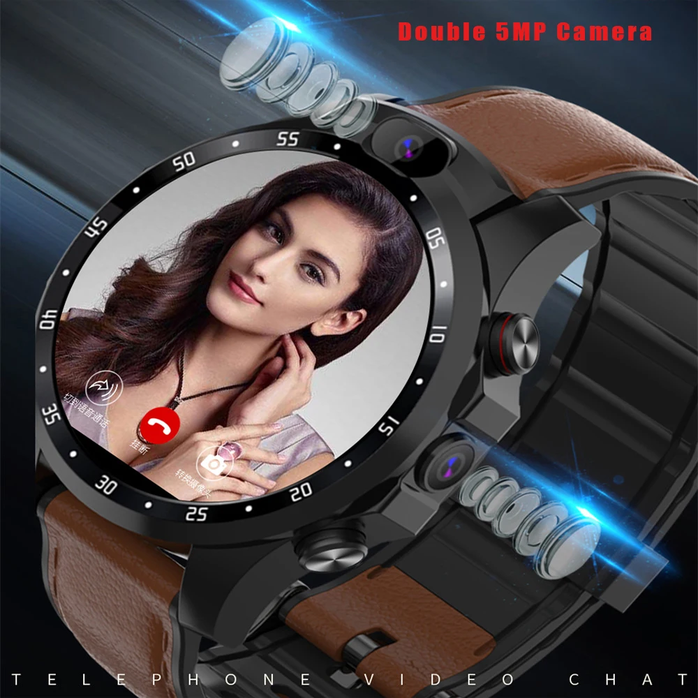 US $102.53 Kaimorui V9A 4G Smart Watch Android71 3G32G 156 Inch HD Display Dual Camera Men Smartwatch SIM Card Call GPS Smart Clock